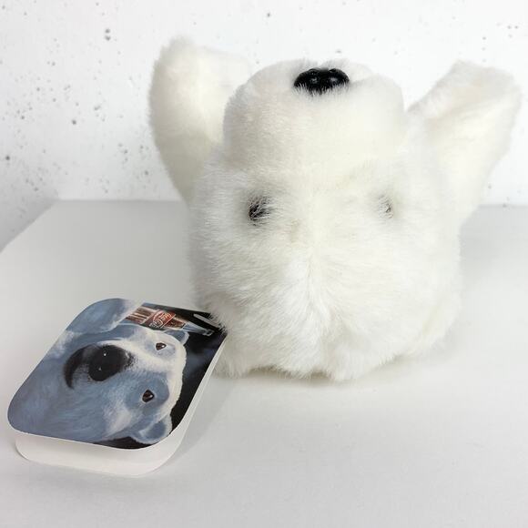Vintage Coca Cola Polar Bear Plush 1998 New With Tags White Red Logo - Picture 12 of 15